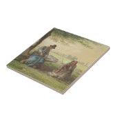 Bauer-Stillstehen Fliese (Seite)