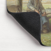 Bauer-Stillstehen Mousepad (Ecke)
