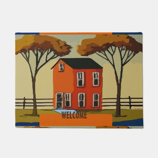 Bauer Style Country House, Personalize Floor Mat Fußmatte (Vorderseite)