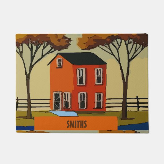 Bauer Style Country House, Personalize Floor Mat Fußmatte (Vorderseite)
