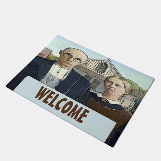 Bauer Style Country, Personalize Floor Mat Fußmatte (Schrägansicht)