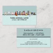 Bauer Tierarzt Visitenkarte (Vorne/Hinten)