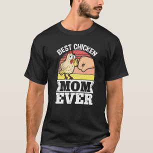 Bauer Tiertier Mama Bestes Hühner Hühner T-Shirt