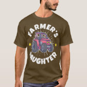 Bauer-Tochter-Zuchtschlepper T-Shirt (Vorderseite)