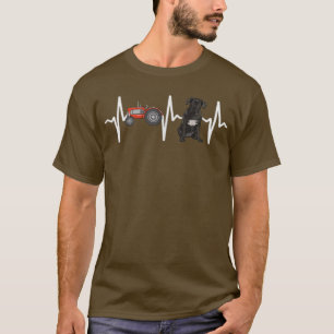 Bauer Tractor Cane Corso Heartbeat Dog Lover T-Shirt
