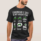 Bauer Tractor Lover Geschenkartikel T-Shirt (Vorderseite)
