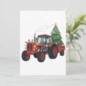 Bauer Tractor Xmas Lighting Traktor Weihnachten Ankündigung (Stehend Vorderseite)