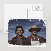 Bauer und Ehefrau Postkarte (Vorne/Hinten)