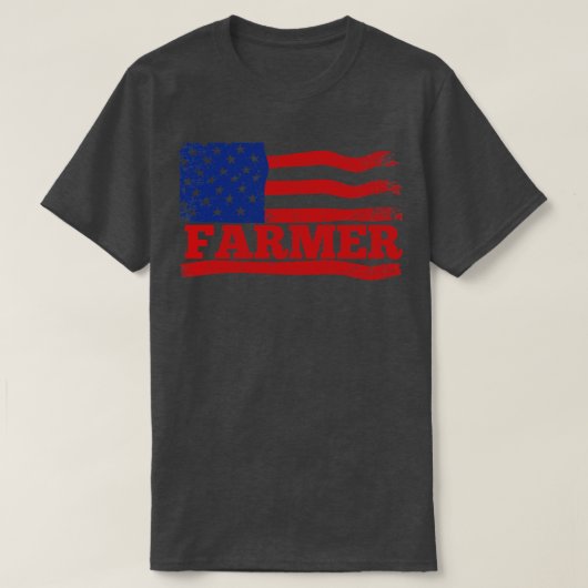 Bauer USA - Amerikanische Flagge T-Shirt (Design vorne)