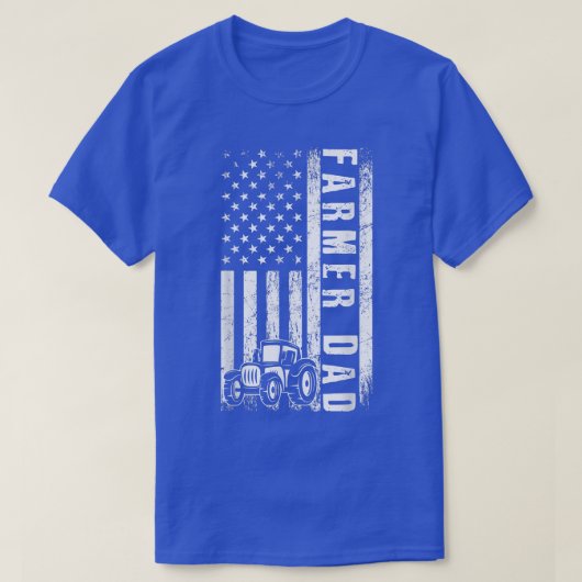 Bauer VATER American Flag Bauer Vater Pater T-Shirt (Design vorne)