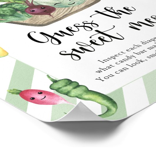 Bauer vermarkten Babydusche - süßes Chaos Poster (Ecke)