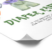 Bauer vermarkten Babydusche - Windelraffinerie Poster (Ecke)