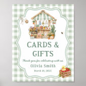 Bauer vermarkten Babyduschkarten und Geschenke Poster (Vorne)