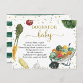 Bauer vermarkten Bücher für Kinder Einladungspostkarte (Vorne/Hinten)