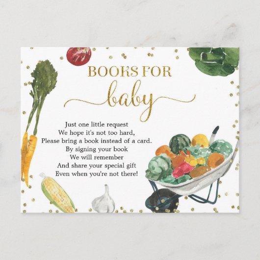 Bauer vermarkten Bücher für Kinder Einladungspostkarte (Vorderseite)