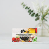 Bauer vermarkten Business Card Visitenkarte (Stehend Vorderseite)