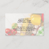 Bauer vermarkten Business Card Visitenkarte (Rückseite)