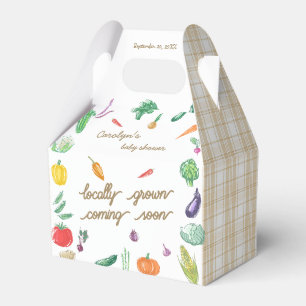 Bauer vermarkten eine bunte Gemüsedusche Geschenkschachtel