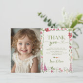 Bauer vermarkten Geburtstag Foto Danke Karte (Stehend Vorderseite)