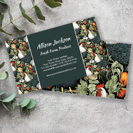 Bauer vermarkten Gefluegelzucht grüne Liste Visitenkarte