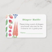 Bauer vermarkten Green Baby Dusche Windeln Windeln Begleitkarte (Vorderseite)