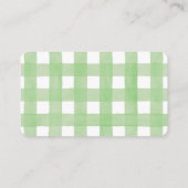 Bauer vermarkten Green Baby Dusche Windeln Windeln Begleitkarte (Rückseite)