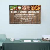 Bauer vermarkten Holzeffektbanner Banner (Messeveranstaltung)