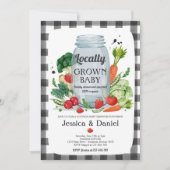 Bauer vermarkten Kinderdusche auf lokaler Ebene Gr Einladung (Vorderseite)