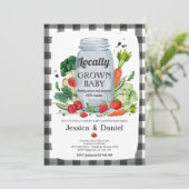 Bauer vermarkten Kinderdusche auf lokaler Ebene Gr Einladung (Stehend Vorderseite)