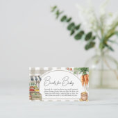 Bauer vermarkten lokal gezüchtete Bücher für Kinde Begleitkarte (Stehend Vorderseite)