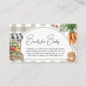 Bauer vermarkten lokal gezüchtete Bücher für Kinde Begleitkarte (Vorderseite)