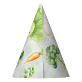 Bauer vermarkten niedliches Gemüse Geburtstag Partyhütchen (Rückseite)