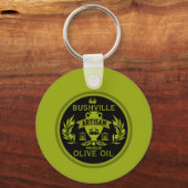 Bauer vermarkten Olivenöl Schlüsselanhänger (Rückseite)