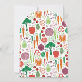 Bauer vermarkten vor Ort angebauten Babyduschenbog Einladung (Rückseite)