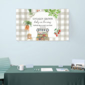 Bauer vermarkten vor Ort gebaute Kinderdusche Banner (Messeveranstaltung)