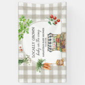 Bauer vermarkten vor Ort gebaute Kinderdusche Banner (Vertikal)