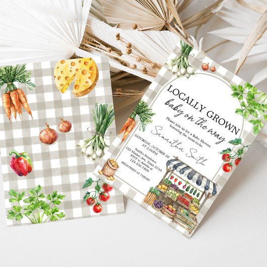 Bauer vermarkten vor Ort gebaute Kinderdusche Einladung