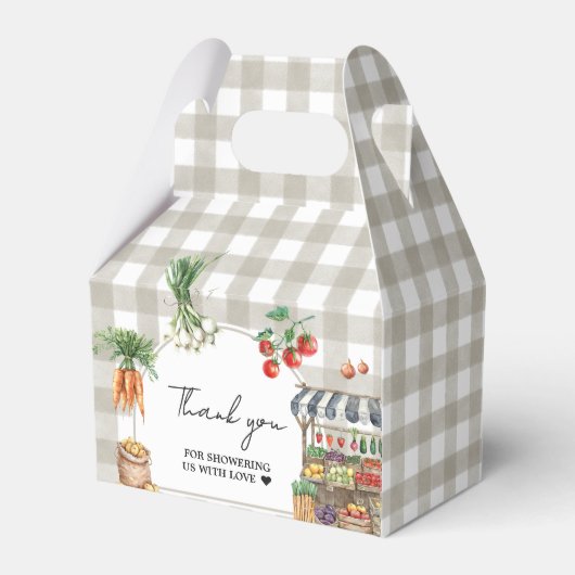 Bauer vermarkten vor Ort gebaute Kinderdusche Geschenkschachtel (Rückseite)