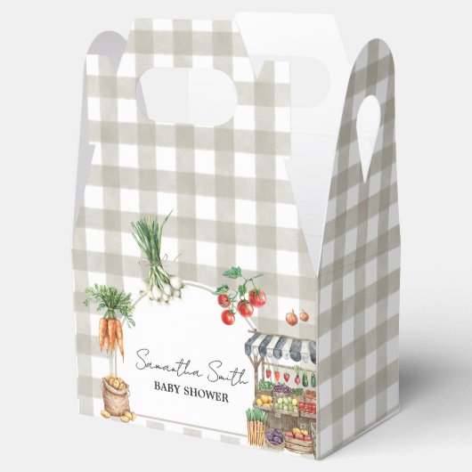 Bauer vermarkten vor Ort gebaute Kinderdusche Geschenkschachtel (Geöffnet)