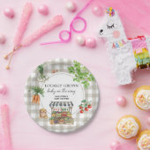 Bauer vermarkten vor Ort gebaute Kinderdusche Pappteller (Party)