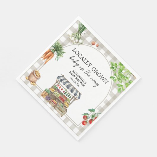 Bauer vermarkten vor Ort gebaute Kinderdusche Serviette (Ecke)