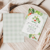 Bauer vermarkten Vor Ort gewachsene Babydusche Einladung