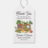 Bauer vermarkten vor Ort gezüchtete Babydusche Geschenkanhänger (Vorderseite)