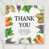 Bauer vermarkten vor Ort gezüchteten Baby-Duschpla Geschenkanhänger (Vorderseite)