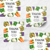 Bauer vermarkten vor Ort gezüchteten Baby-Duschpla Quadratischer Aufkleber