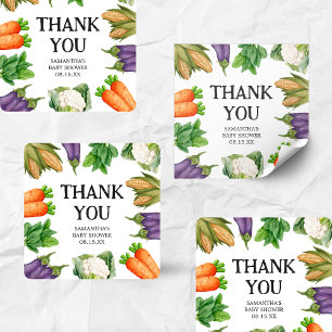 Bauer vermarkten vor Ort gezüchteten Baby-Duschpla Quadratischer Aufkleber