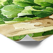 Bauer vermarkten vor Ort gezüchtetes Baby-Duschzei Poster (Ecke)