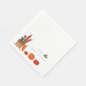 Bauer vertreiben Babydusche Serviette (Ecke)