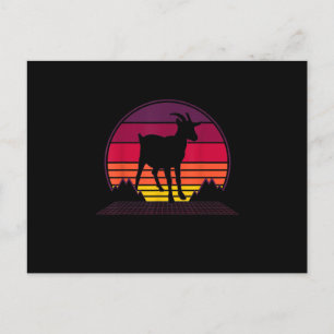 Bauer Vintag Retro Funny Farm Animal Gift Postkarte