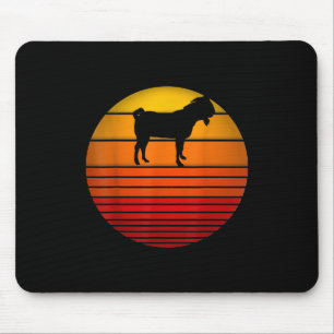 Bauer Vintage Retro Sonnenuntergang Lustiger Bauer Mousepad